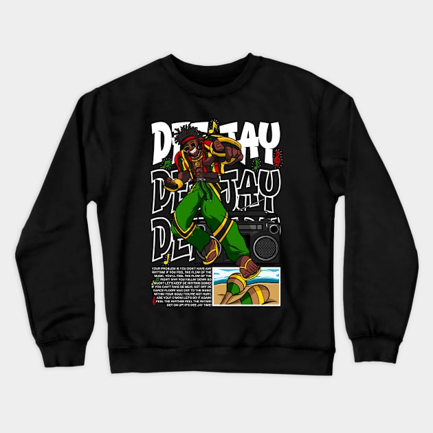 Dee Jay Crewneck Sweatshirt by Jones Factory